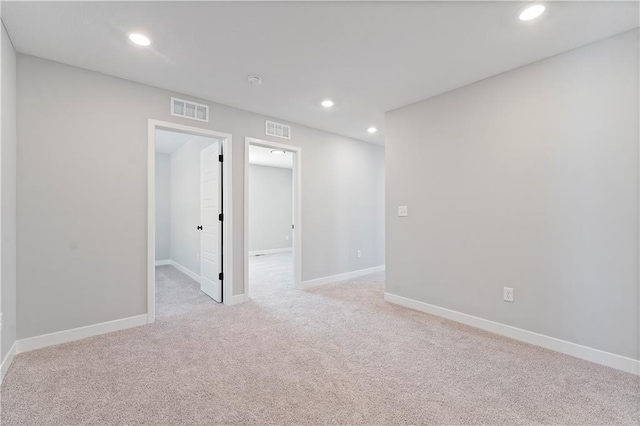 18257 W 166th St, Olathe, KS 66062 - basement with recessed lighting and light carpet