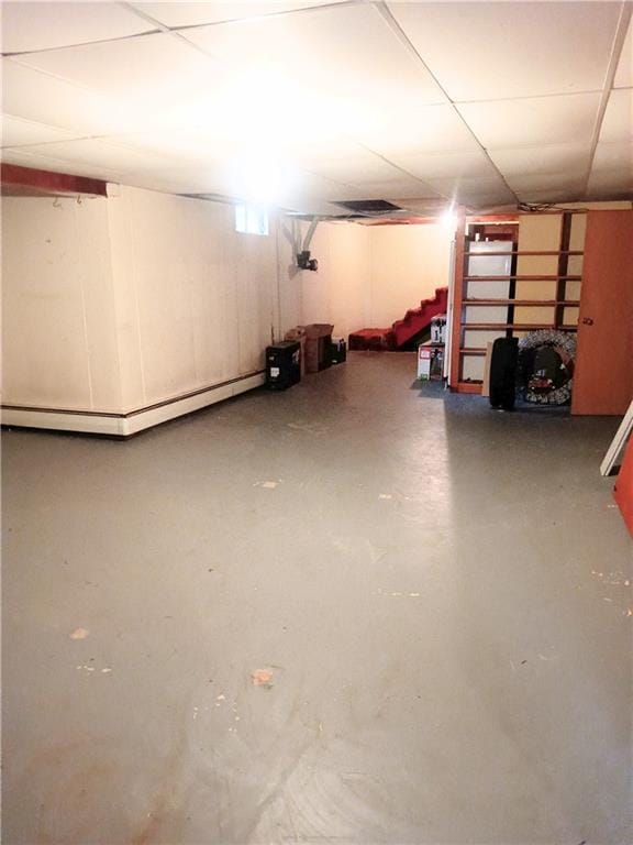 4426 Shrine Park Rd, Leavenworth, KS 66048 - finished basement with stairway