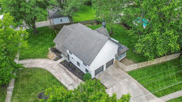 9100 Dearborn St, Overland Park, KS 66207 - view from above of property