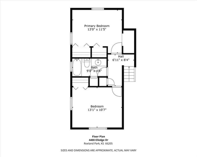 4400 Elledge Dr, Roeland Park, KS 66205 - home floor plan