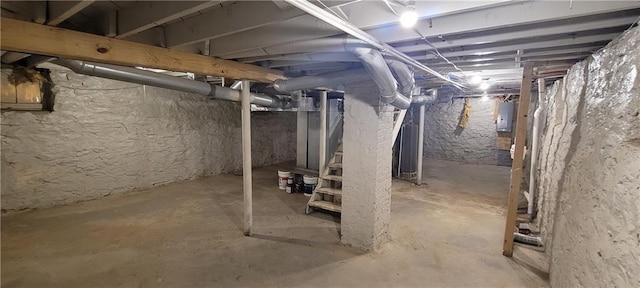 5118 Wabash Ave, Kansas City, MO 64130 - unfinished below grade area featuring electric panel