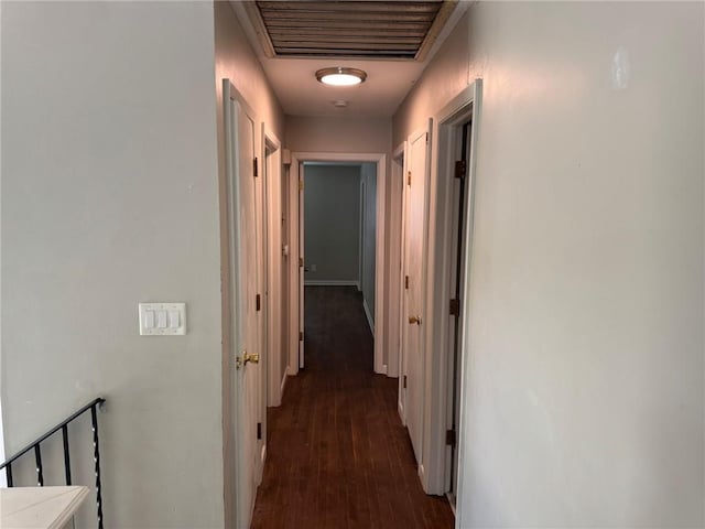 3006 S Santa Fe Rd, Independence, MO 64055 - hall featuring wood finished floors