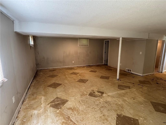 3006 S Santa Fe Rd, Independence, MO 64055 - finished below grade area with a textured ceiling