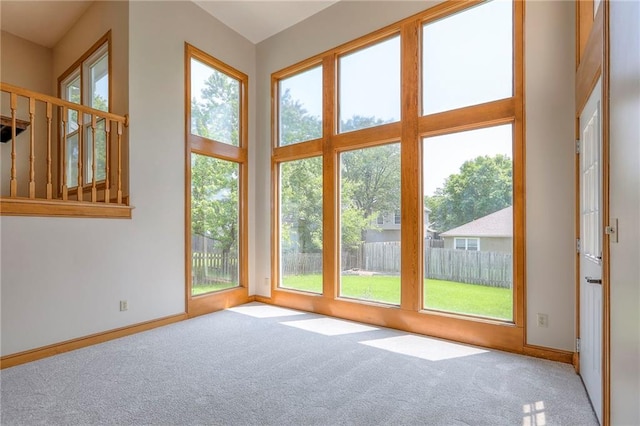 833 SW Harvest Dr, Grain Valley, MO 64029 - entryway featuring carpet and baseboards