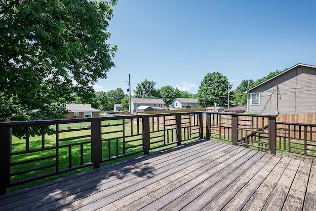 1180 Greenwood Pkwy, Tonganoxie, KS 66086 - wooden terrace with a residential view