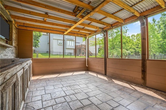 13897 W 140th St, Olathe, KS 66062 - unfurnished sunroom with plenty of natural light