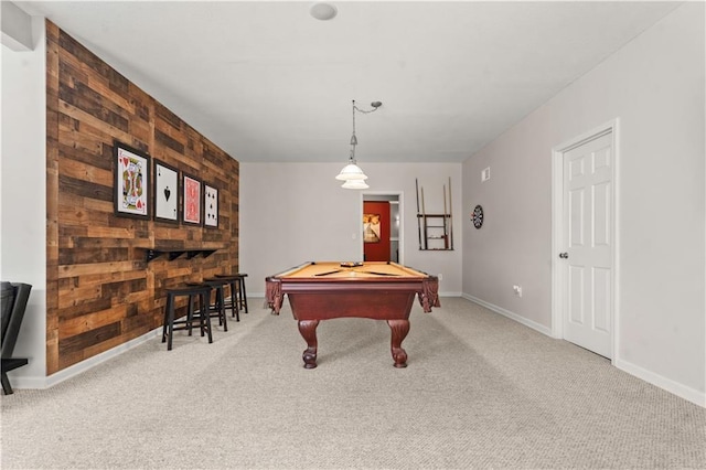 11412 S Lakecrest Dr, Olathe, KS 66061 - game room with carpet, billiards table, and baseboards
