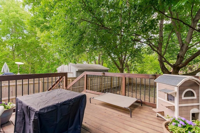 920 S Washington St, Independence, MO 64050 - deck with a fenced backyard