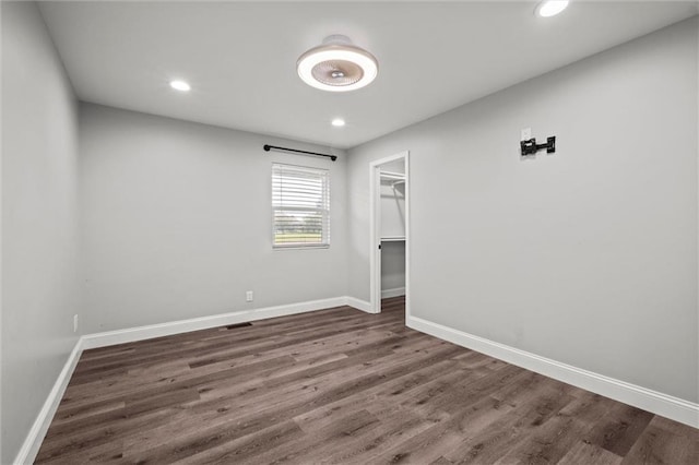 22617 155th St, Basehor, KS 66007 - empty room with wood finished floors and recessed lighting
