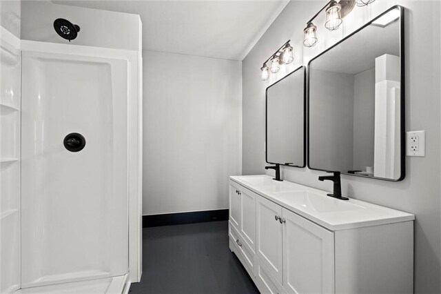 22617 155th St, Basehor, KS 66007 - full bath with a shower and double vanity