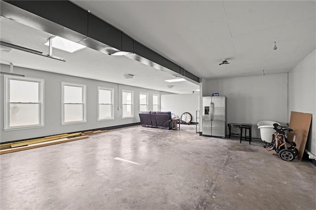 22617 155th St, Basehor, KS 66007 - garage featuring stainless steel fridge