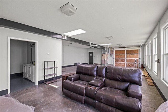 22617 155th St, Basehor, KS 66007 - cinema featuring concrete flooring and baseboards