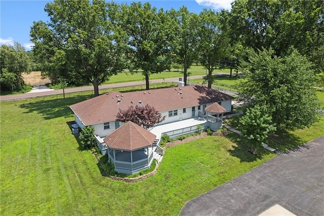 22617 155th St, Basehor, KS 66007 - aerial view of property and surrounding area