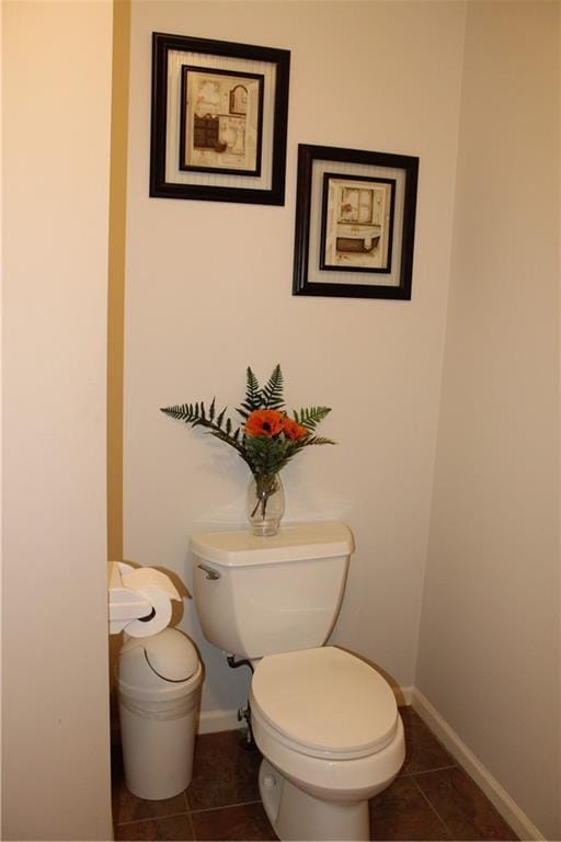 13810 W 53rd St, Shawnee, KS 66216 - bathroom with toilet and tile patterned flooring