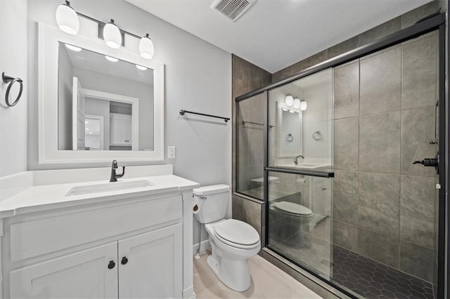 1709 SW Hightown Dr, Lees Summit, MO 64082 - bathroom featuring vanity and a stall shower