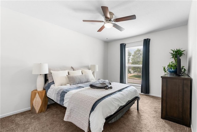 1021 NE Woodbury Ln, Lees Summit, MO 64086 - bedroom featuring light colored carpet, baseboards, and ceiling fan