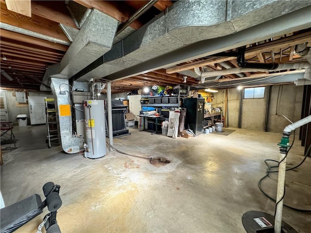 11500 Orchard Rd, Kansas City, MO 64134 - basement with gas water heater