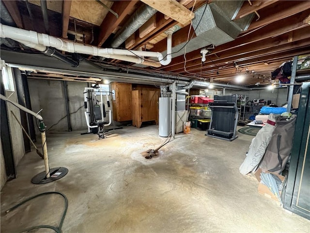 11500 Orchard Rd, Kansas City, MO 64134 - unfinished below grade area with water heater