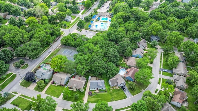 10236 Noland Rd, Lenexa, KS 66215 - aerial view of property and surrounding area with nearby suburban area
