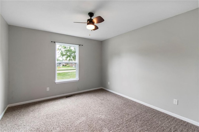 9 Platte Ridge Ct, Edgerton, MO 64444 - carpeted spare room featuring ceiling fan and baseboards