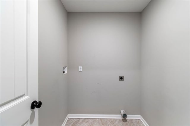 9 Platte Ridge Ct, Edgerton, MO 64444 - washroom with hookup for an electric dryer and baseboards