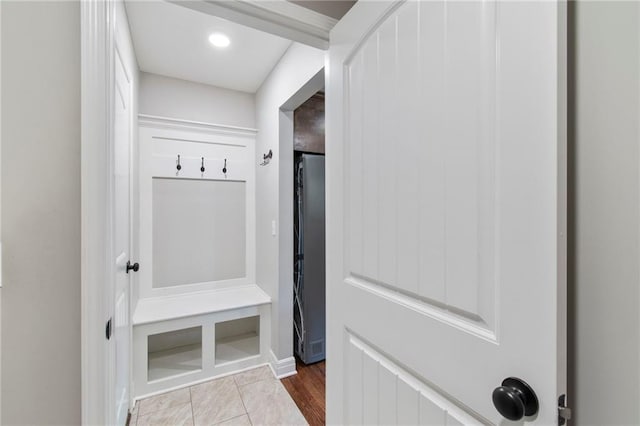 9 Platte Ridge Ct, Edgerton, MO 64444 - mudroom featuring baseboards and recessed lighting