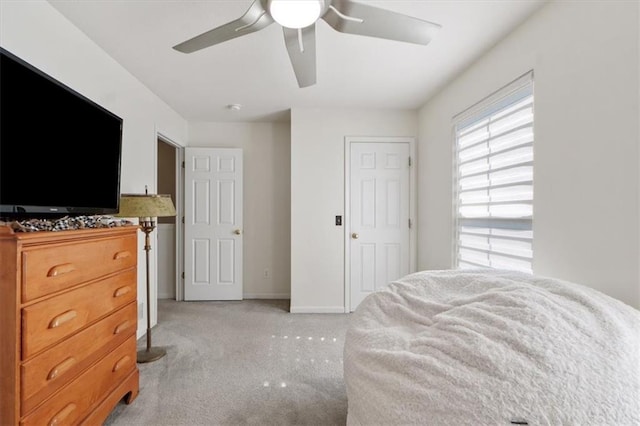 3486 SW Wysteria Ter, Lees Summit, MO 64082 - bedroom featuring light colored carpet and a ceiling fan