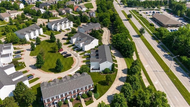 3486 SW Wysteria Ter, Lees Summit, MO 64082 - aerial view of property and surrounding area featuring nearby suburban area