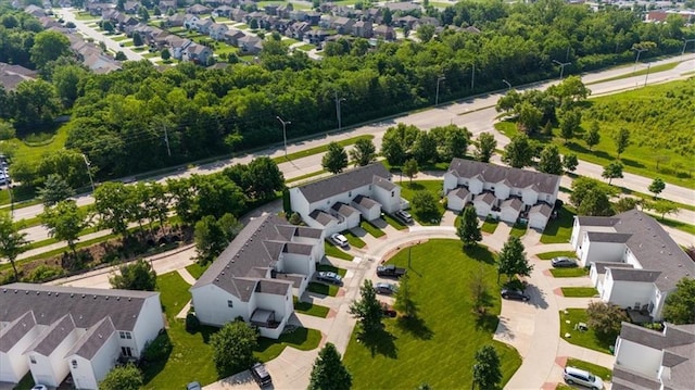 3486 SW Wysteria Ter, Lees Summit, MO 64082 - aerial perspective of suburban area