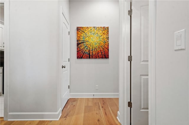 13389 W 147th Ter, Olathe, KS 66062 - corridor featuring light wood-type flooring and baseboards