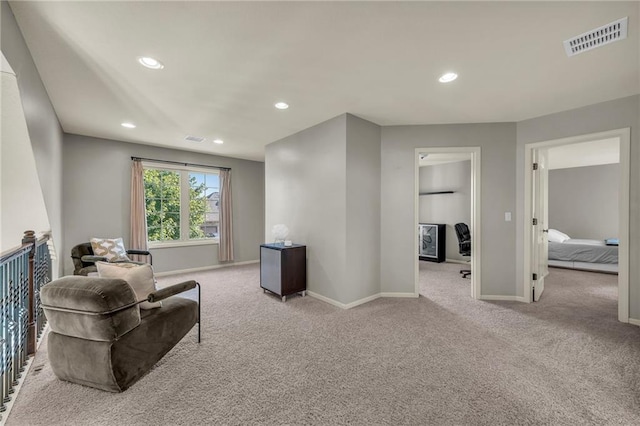 2301 NE 110th St, Kansas City, MO 64155 - sitting room with carpet flooring and recessed lighting
