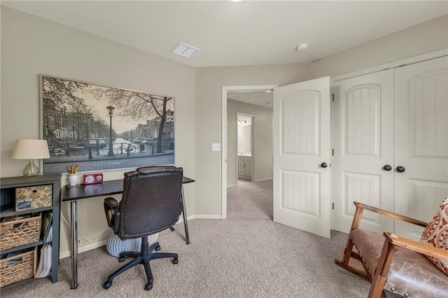 2301 NE 110th St, Kansas City, MO 64155 - carpeted home office with baseboards
