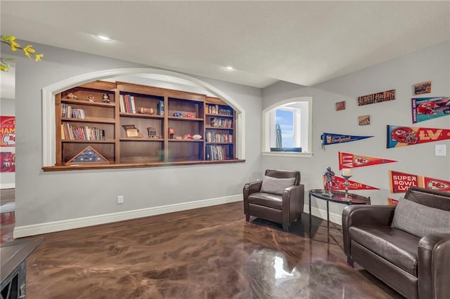 2301 NE 110th St, Kansas City, MO 64155 - sitting room with recessed lighting and a textured ceiling