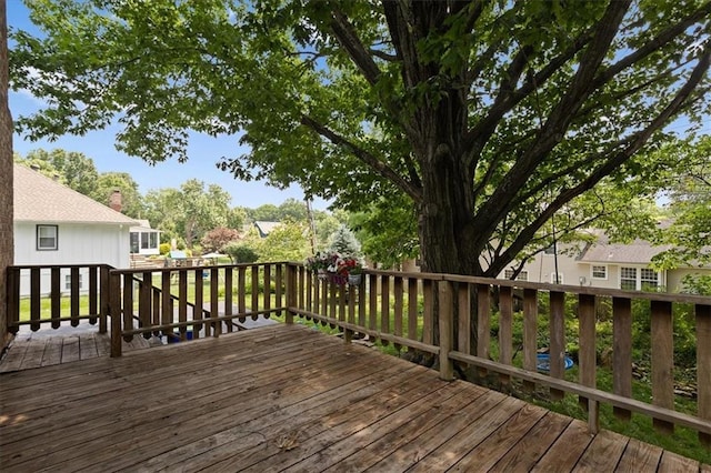 12509 W 100th Ter, Lenexa, KS 66215 - deck featuring a residential view
