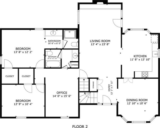 12509 W 100th Ter, Lenexa, KS 66215 - view of floor plan / room layout
