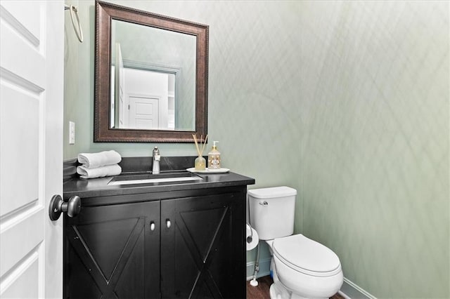 15945 W 165th St, Olathe, KS 66062 - bathroom with vanity, toilet, and baseboards