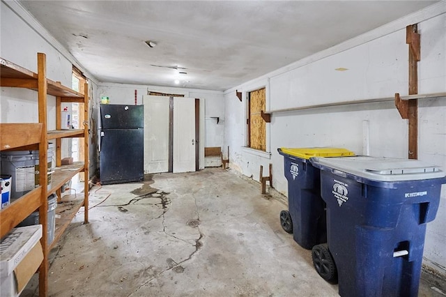918 W 32nd Ter, Kansas City, MO 64111 - miscellaneous room featuring unfinished concrete floors