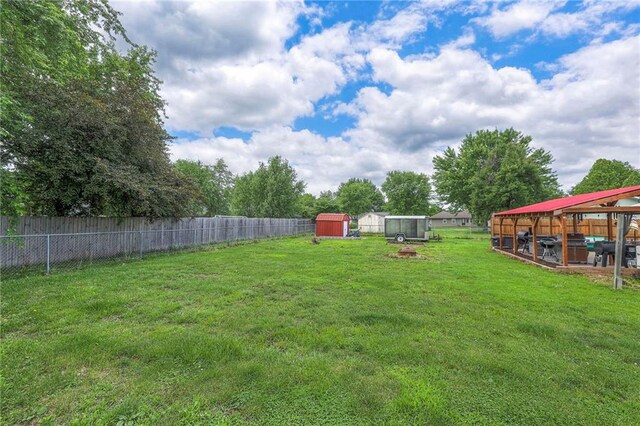 208 N Ohio St, Archie, MO 64725 - view of yard