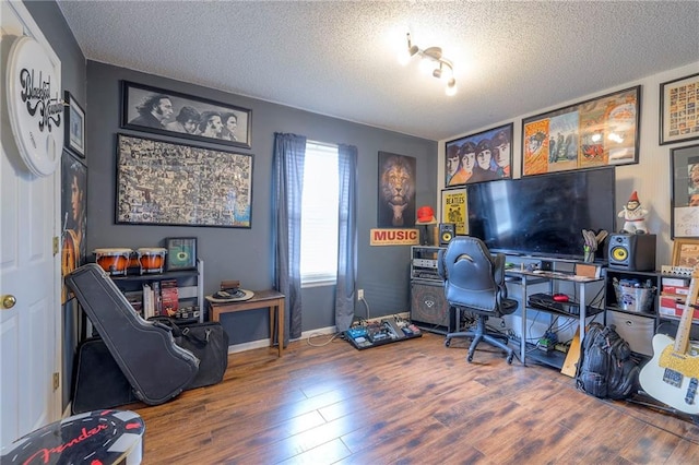 208 N Ohio St, Archie, MO 64725 - office space with wood finished floors and a textured ceiling