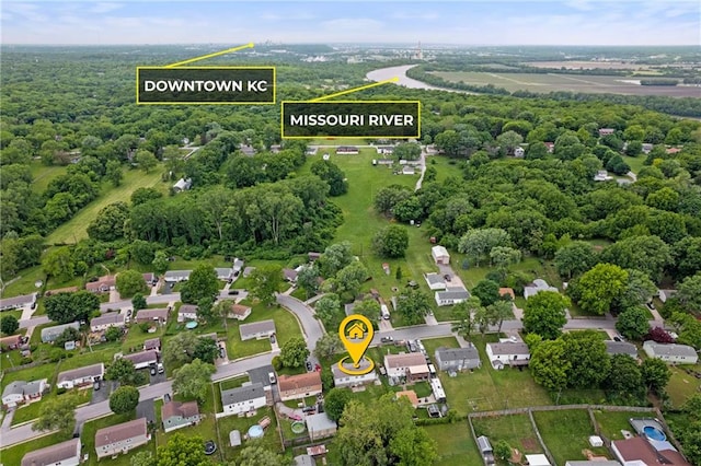 3501 N Delaware St, Independence, MO 64050 - aerial overview of property's location