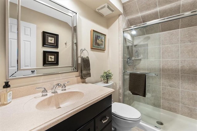 4325 W 112th St, Leawood, KS 66211 - full bathroom with vanity and a stall shower