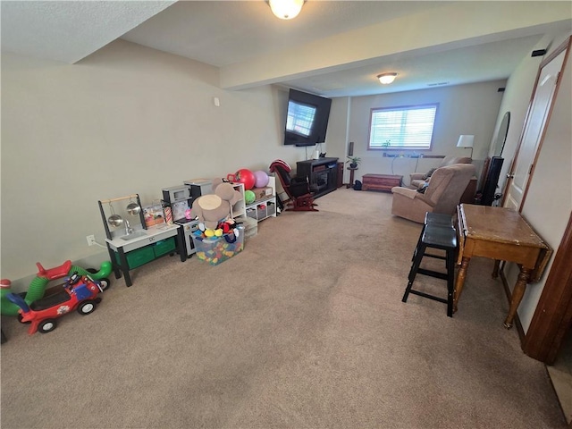 657 SW Tisha Ln, Grain Valley, MO 64029 - recreation room featuring carpet
