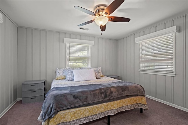 1304 6th Ave, Leavenworth, KS 66048 - carpeted bedroom with a ceiling fan and baseboards