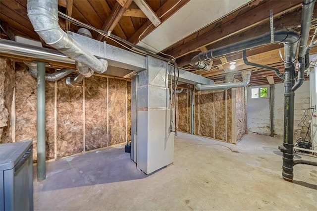 2504 NE 60th St, Gladstone, MO 64118 - basement with heating unit