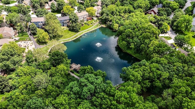 11580 S Skyview Ln, Olathe, KS 66061 - aerial view of property's location with a large body of water and nearby suburban area