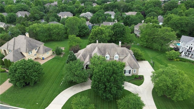 14606 Granada Rd, Leawood, KS 66224 - drone / aerial view