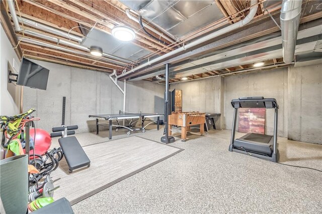 14606 Granada Rd, Leawood, KS 66224 - view of unfinished basement