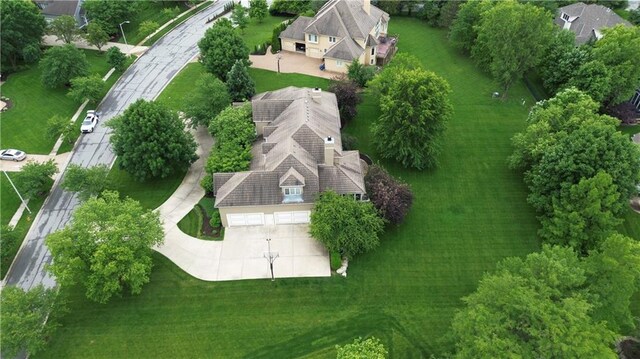 14606 Granada Rd, Leawood, KS 66224 - view from above of property