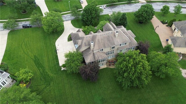 14606 Granada Rd, Leawood, KS 66224 - aerial view