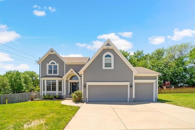 12890 S Greenwood St, Olathe, KS 66062 - traditional home featuring driveway and a garage